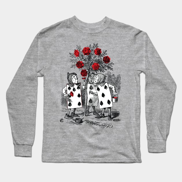 Alice in Wonderland Long Sleeve T-Shirt by BonzoTee